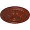 Ekena Millwork Stockport Ceiling Medallion (Fits Canopies up to 6 1/4"), Hand-Painted Firebrick, 28"OD x 2 3/4"P CM28STFIF - alternate 2
